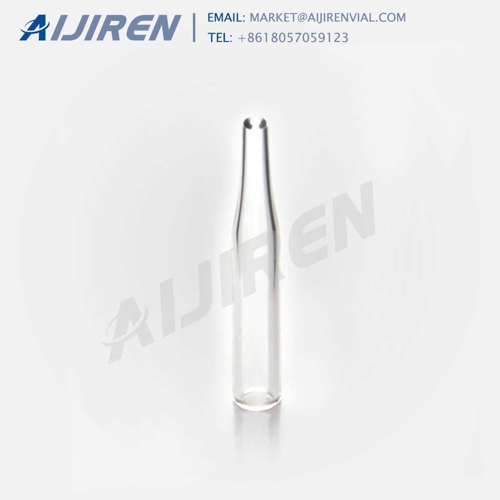 High recovery IP250 micro insert vial 11mm HPLC crimp vials Alibaba